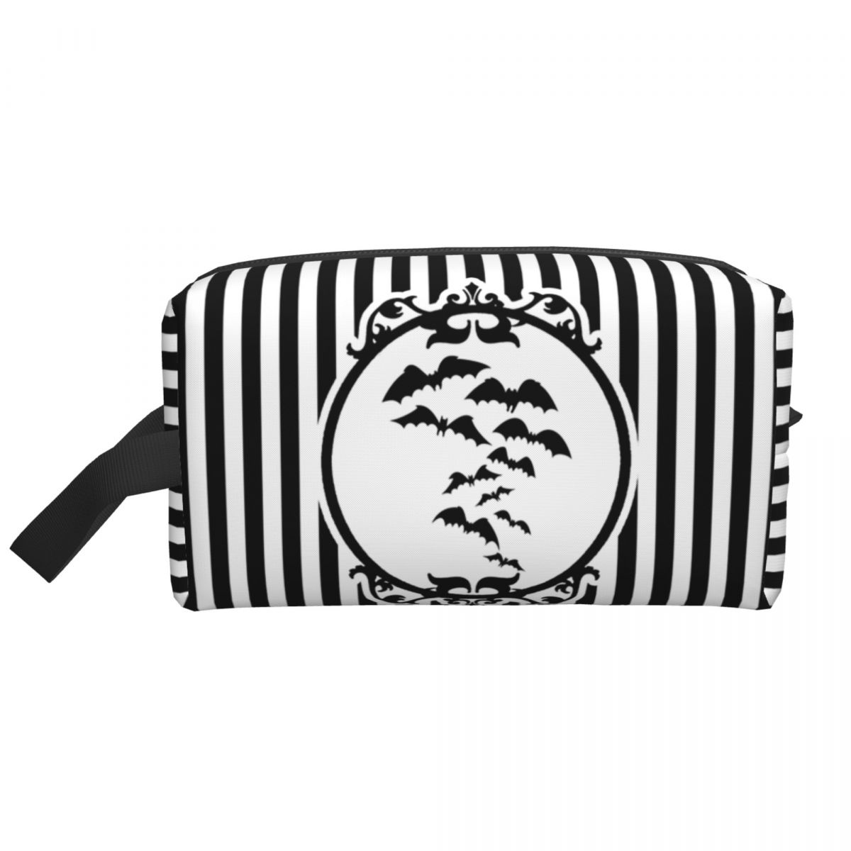 Beauty Halloween Makeup - Tas Kosmetik Perjalanan Custom Stripes And