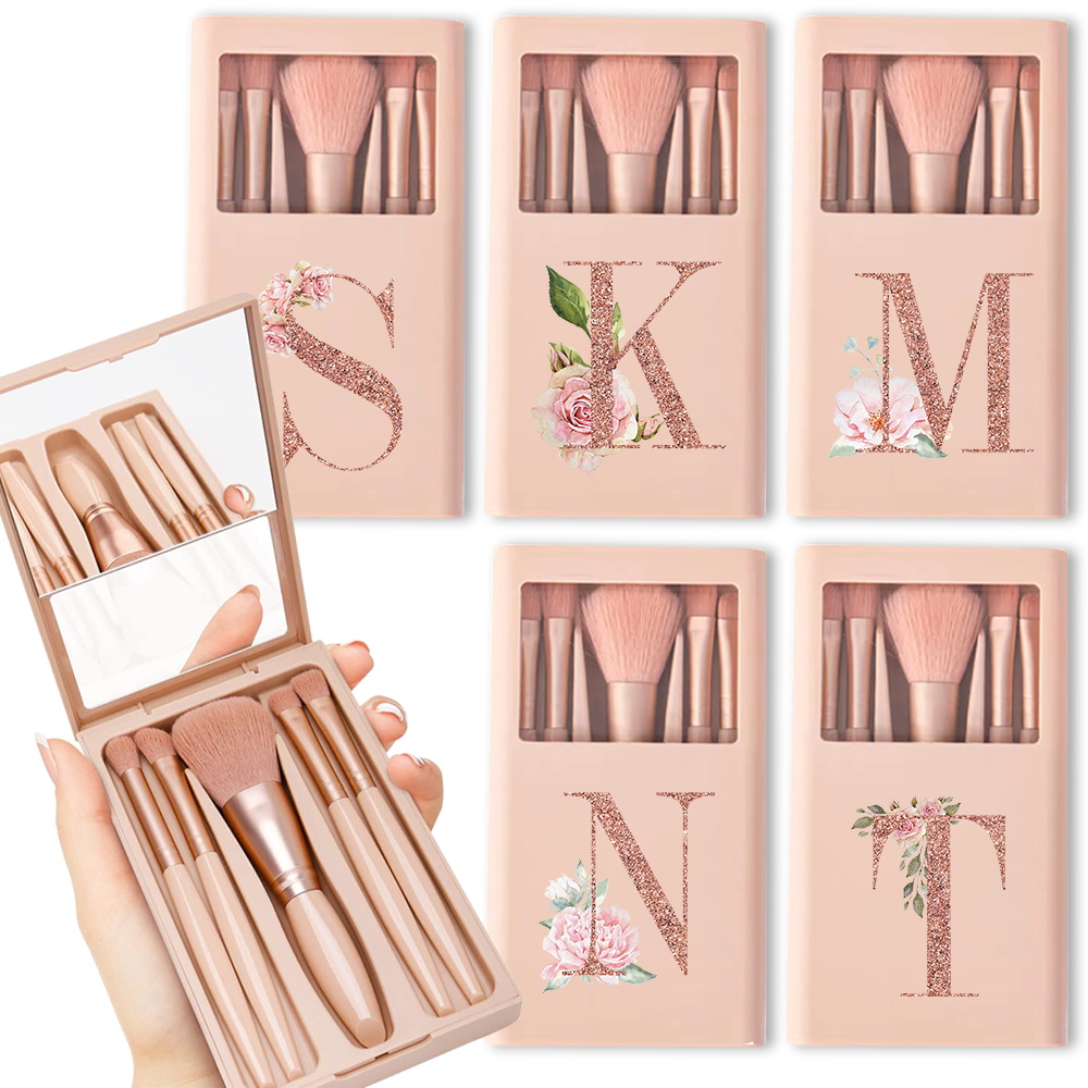 Makeup Beauty Set - 5 Buah Kit Kuas Kosmetik dengan
