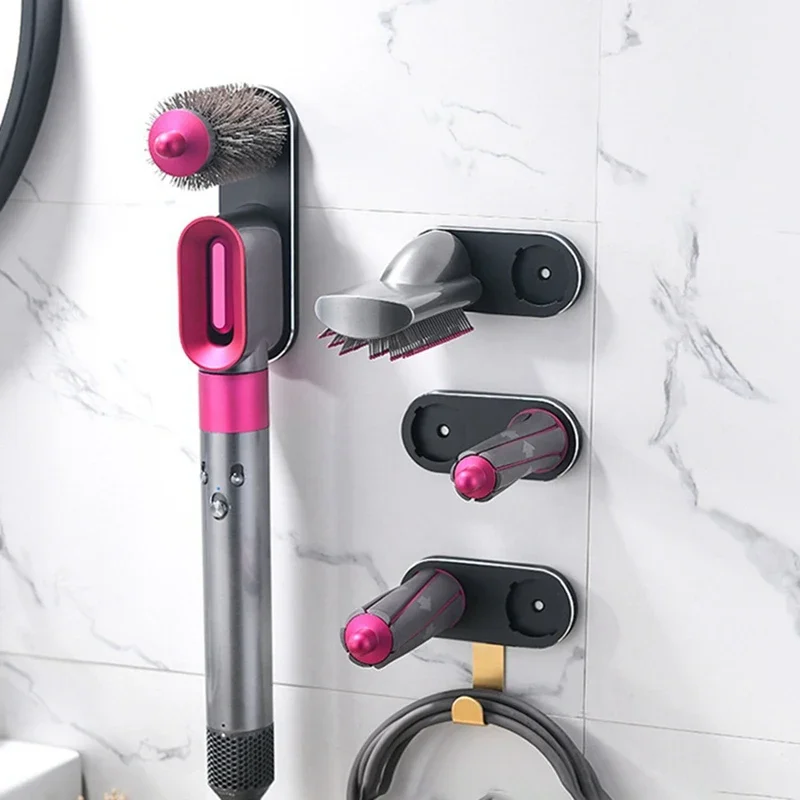 Hair Curling Wand - Penyangga Pengering Rambut Dinding Untuk Penyimpanan