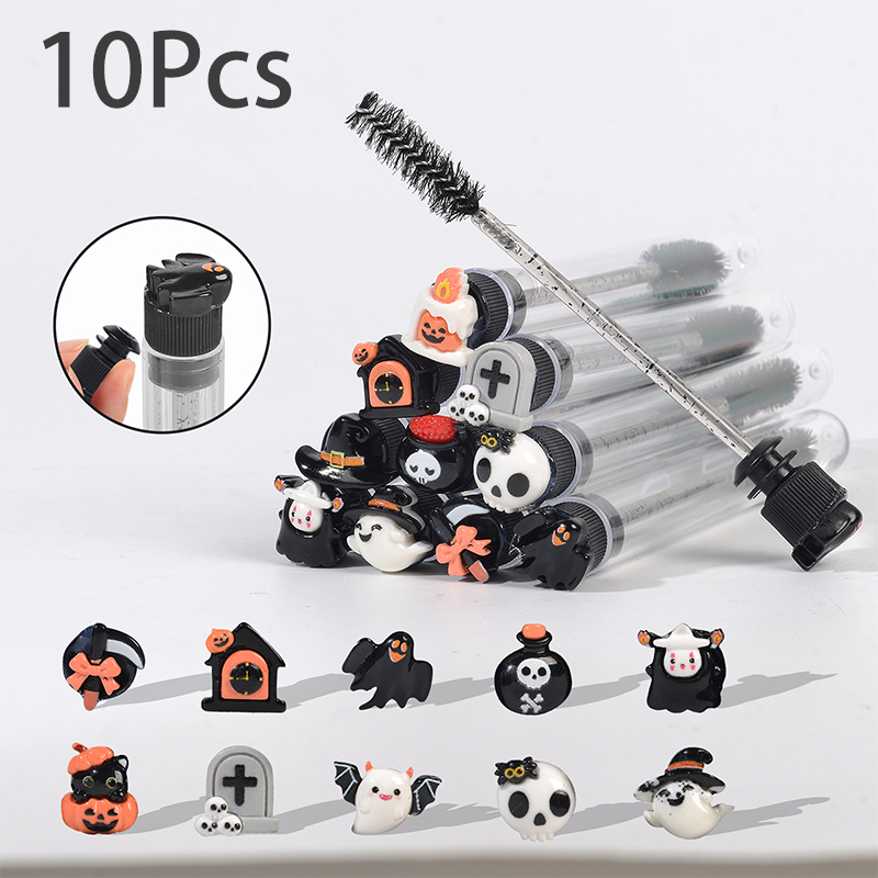 10Pcs Maskara Halloween dengan - Beauty Halloween Makeup ulasan dan harga