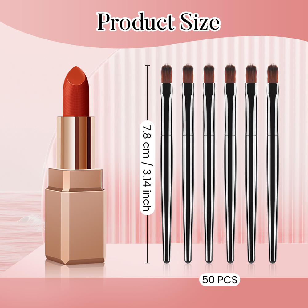50/100 Buah Set Kuas Bibir Sek - Makeup Beauty Set ulasan dan harga