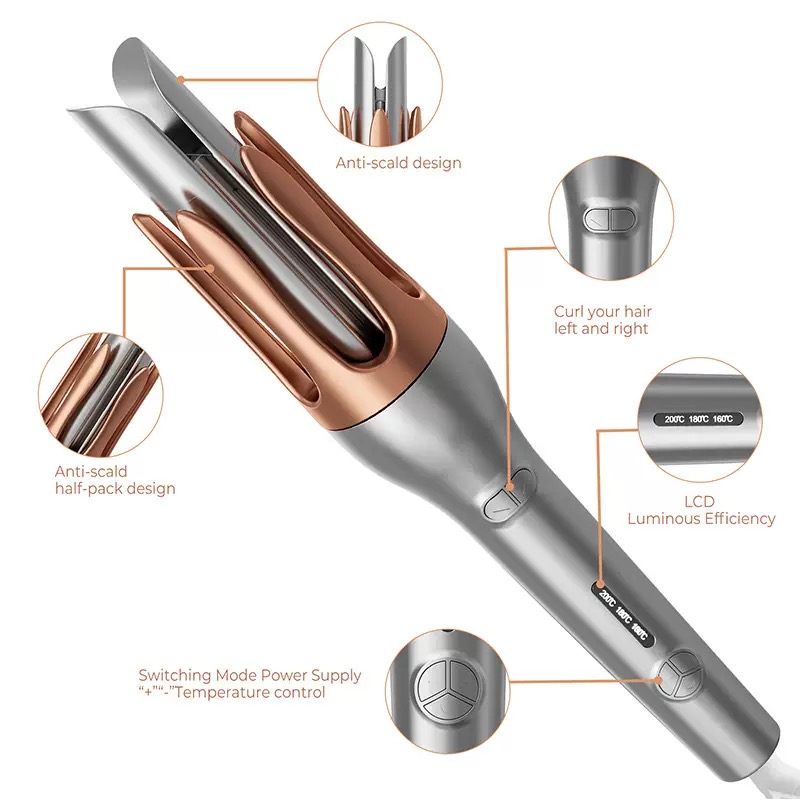 Alat Pengeriting Rambut Otomat - Hair Curling Wand ulasan dan harga